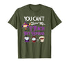 Happy Halloween Costume Tee You Can't Scare Me I Teach Tiny Humans Funny Halloween T-Shirt - Olive Green