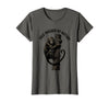 Mademark Tree Hugger By Nature Monkey Design T-Shirt - Women - Asphalt Grey