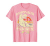 Dinosaur Trainer Halloween Vintage Dinosaur Trainer Halloween Costume Retro Dino Outline T-Shirt - Pink
