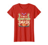 Mademark Halloween - Monsters & Creatures T-Shirt - Red-monster Mash Graveyard Smash