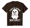 This Is Some Boo Sheet Funny Halloween Ghost This is Some Boo Sheet Halloween Angry Ghost Funny Men Women T-Shirt - Brown