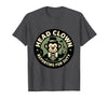 Mademark Head Clown Reporting For Duty Circus Monkey Design T-Shirt - Men - Dark Heather Grey