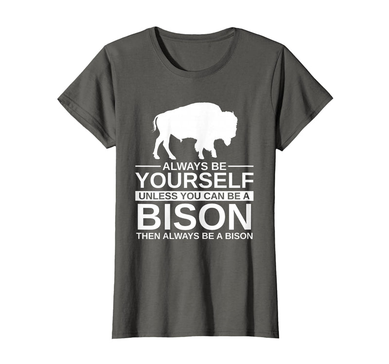Bison Gift Bison Lover Accessories & Buffalo Stuff Cool Bison Design for Men Women Buffalo Animal Lovers Bison T-Shirt -
