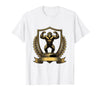 Mademark Monkey Flexing Muscles on Gym Podium T-Shirt - Men - White