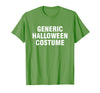 Generic Halloween Costume T-Shirt - Grass Green