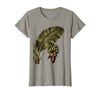 Mademark Just Here for Bananas Funny Monkey Design T-Shirt - Women - Slate Grey