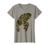 Mademark Just Here for Bananas Funny Monkey Design T-Shirt - Women - Slate Grey