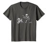 Funny Halloween Dog Lovers Gift Tees Skeleton Dogs Funny Skeleton Chasing Goldendoodle Dog Halloween Dogs Lover T-Shirt -