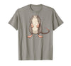 Mouse Headless Halloween Clothing Co. Funny Mouse Headless Rat Body Last Minute Halloween T-Shirt - Slate Grey