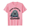 Mademark Official Elephant Seal Sleepshirt Cute Animal Humor T-Shirt - Men - Pink