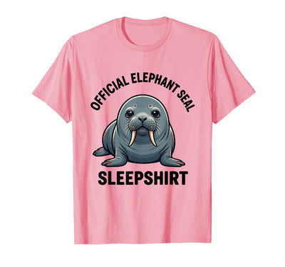 Mademark Official Elephant Seal Sleepshirt Cute Animal Humor T-Shirt - Men