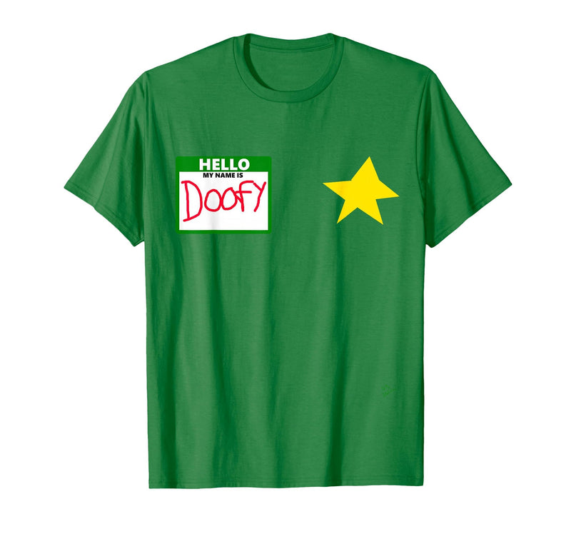 halloween costumes by Jean Olivier Funny Halloween Officer tee - doofy Costume Halloween T-Shirt - Kelly Green