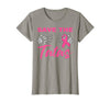 Amb Breast Cancer Awareness Month Warrior Survivor Save The Tatas Breast Cancer Pink Ribbon Skeleton Halloween T-Shirt -