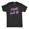 Funny for Men Food Joke for Guys with Funny Sayings Sarcastic T-Shirt in Heather Black - Raisin Hell