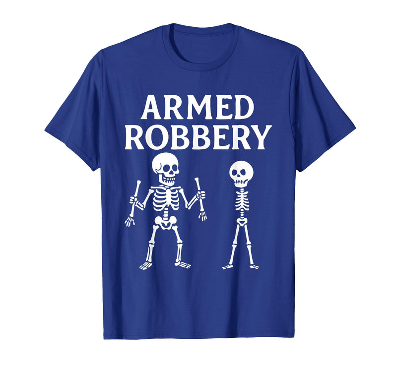 Armed Bones Joke Joke Apparel Men Women sarcastic Funny Skeleton Pun Armed Bones Joke Halloween Humor Costume T-Shirt -