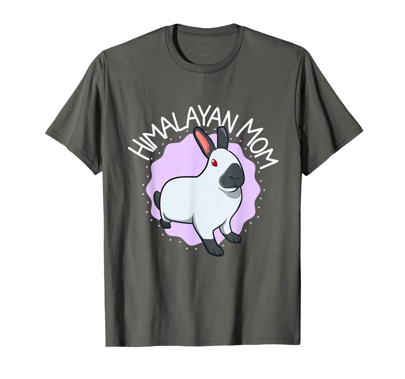 Himalayan Rabbit Mom T-Shirt in Asphalt Grey