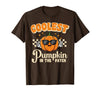 Halloween Shirts For Women Men Kids Boys Girls Halloween Coolest Pumpkin in Patch Costume Boys Kids Youth T-Shirt - Brown
