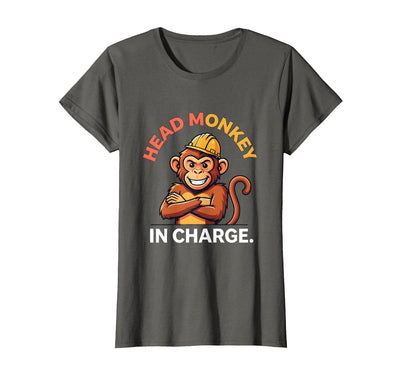Head Monkey In Charge Circus Boss Design T-Shirt - Women