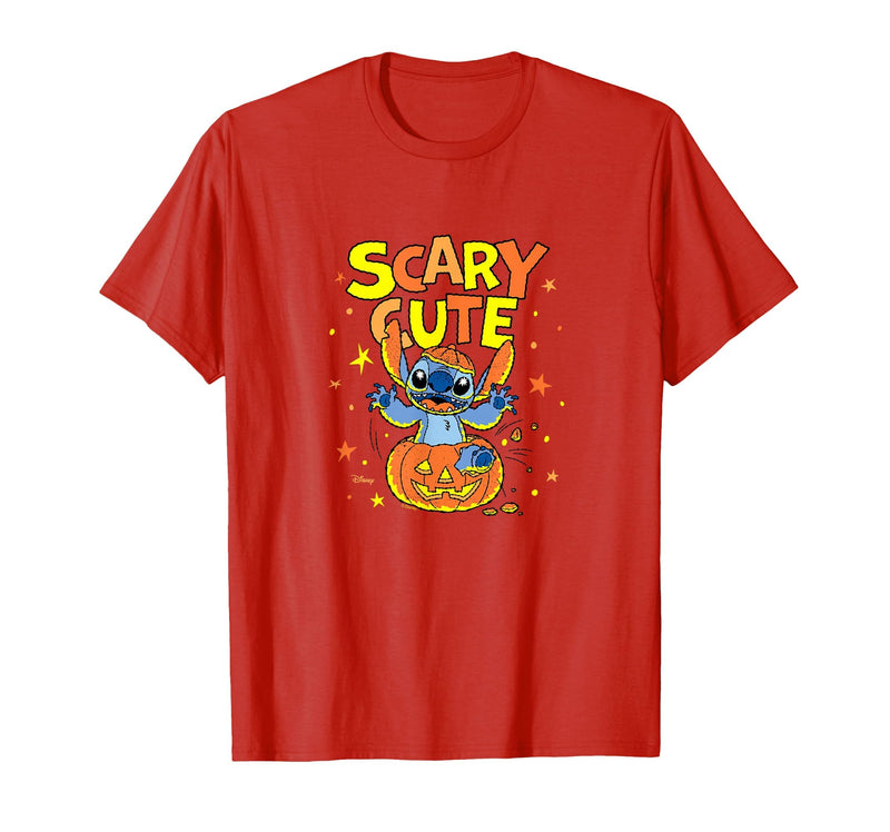 Disney Stitch Halloween Fun T-Shirt - Red