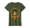 Mademark Aggressively Average At Everything Funny Design T-Shirt - Women - Olive Green