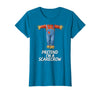 Humor Scarecrow Halloween Tees Pretend I'm A Scarecrow Halloween Costume T-Shirt - Sapphire Blue