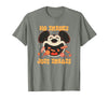 Disney Mickey Mouse Halloween Candy No Tricks Just Treats T-Shirt - Olive Heather