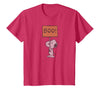Peanuts Halloween Snoopy Boo Sign T-Shirt - Red Heather