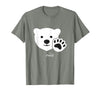 Coca-Cola Coca Cola Polar Bear Wave T-Shirt - Olive Heather