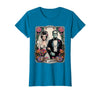 The Lovers Tarot Card Spooky Halloween Women Men The Monster Frankenstein and Bride The Lovers Tarot Card T-Shirt - Sapphire
