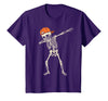 Funny Halloween Tees for Men Women Kids. Halloween Shirts Cool Teen Boys Skeleton Dab Mens Halloween T-Shirt - Purple