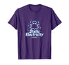 Mademark Ghost & Spirits - Ghost (99 Problems All) T-Shirt - Purple-halloween Static Electricity Ghost Atmosphere