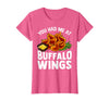 Homewise Shopper Buffalo Wings Buffalo Wings Funny Appetizer T-Shirt - Pink Heather