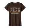 RBG Supremes Court cute gift THE SUPREMES Halloween Cute Woman Supreme Court Justices RBG T-Shirt - Brown