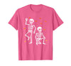 Funny Halloween Trump Skeleton Trump Design Funny Halloween Trump Skeleton Trump T-Shirt - Pink Heather