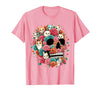 TS - SHOP - Kitty Skeleton Halloween Costume Idea Cat Skull - Kitty Skeleton Halloween Costume Idea T-Shirt - Pink