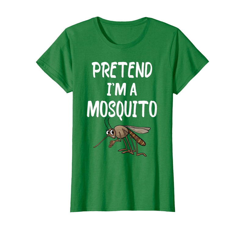 Pretend I'm A Mosquito Funny Halloween Costume Pretend I'm A Mosquito Funny Lazy Halloween Costume Party T-Shirt - Kelly