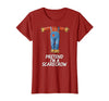 Humor Scarecrow Halloween Tees Pretend I'm A Scarecrow Halloween Costume T-Shirt - Cranberry Red