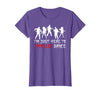 Zombie Dance Costume Halloween Party Tee Funny Zombie Halloween Shirt I’m Just Here to Thriller Dance T-Shirt - Purple