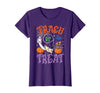Trach or Treat ICU RN Halloween Nurse Tees Respiratory Therapist Trach or Treat ICU RN Halloween Nurse T-Shirt - Purple