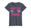 Amb Breast Cancer Awareness Month Warrior Survivor Save The Tatas Breast Cancer Pink Ribbon Skeleton Halloween T-Shirt -