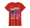 Gender Reveal Family Matching Burnouts or Bows Titi Loves You Gender Reveal Party T-Shirt - Red