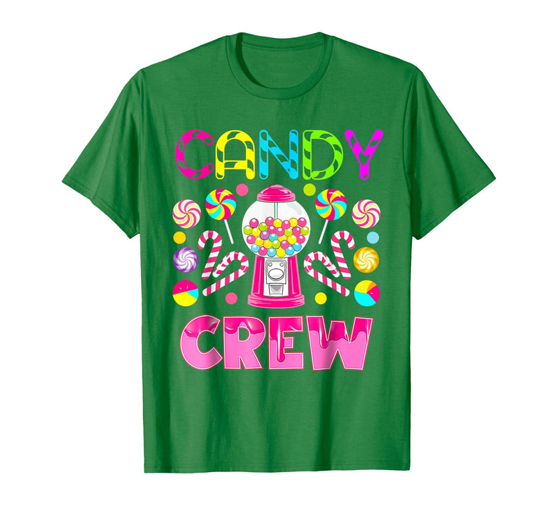 Candy Land Candy Crew Party Halloween Costumes T-Shirt - Kelly Green