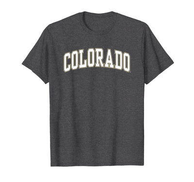 Elite Authentics Colorado Buffaloes Arching Logo Officially T-Shirt