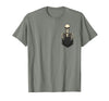 Funny Pocket Skeleton Halloween T Shirt For Men Funny Skeleton in The Pocket Halloween Kids Teens Adults T-Shirt - Olive