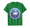 Mademark Great White Shark Tangled in Anchor Chain Art T-Shirt - Kelly Green