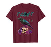 F-Caw-F Funny Raven Black Crow Spooky Season Retro F-Caw-F Funny Raven Black Crow Spooky Season Halloween Retro T-Shirt -