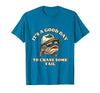 Funny Outdoor Anglers & Fisherman Designs Catch Fish and Laugh Hard with This Fishing Pun T-Shirt - Sapphire Blue