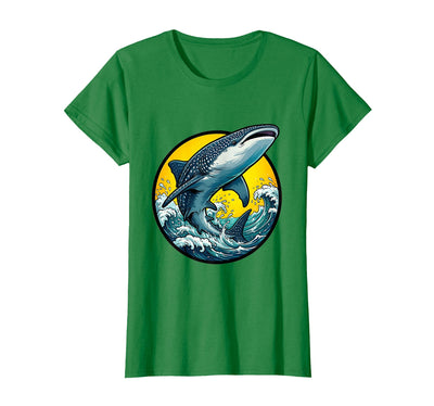 Whale Shark Emerging From Ocean Wave T-Shirt