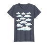 White Clouds Graphs White Clouds T-Shirt - Heather Blue