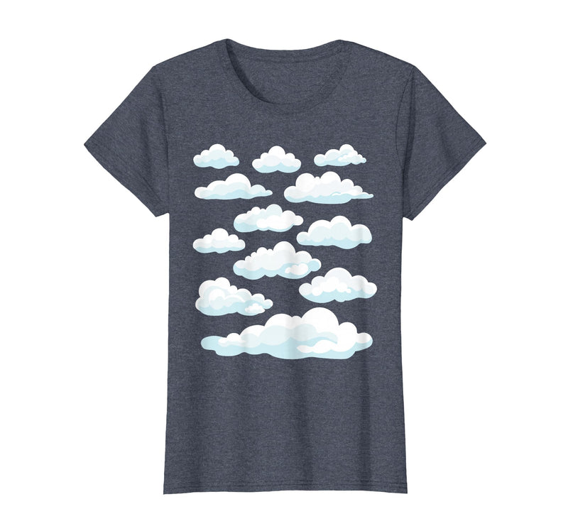 White Clouds Graphs White Clouds T-Shirt - Heather Blue